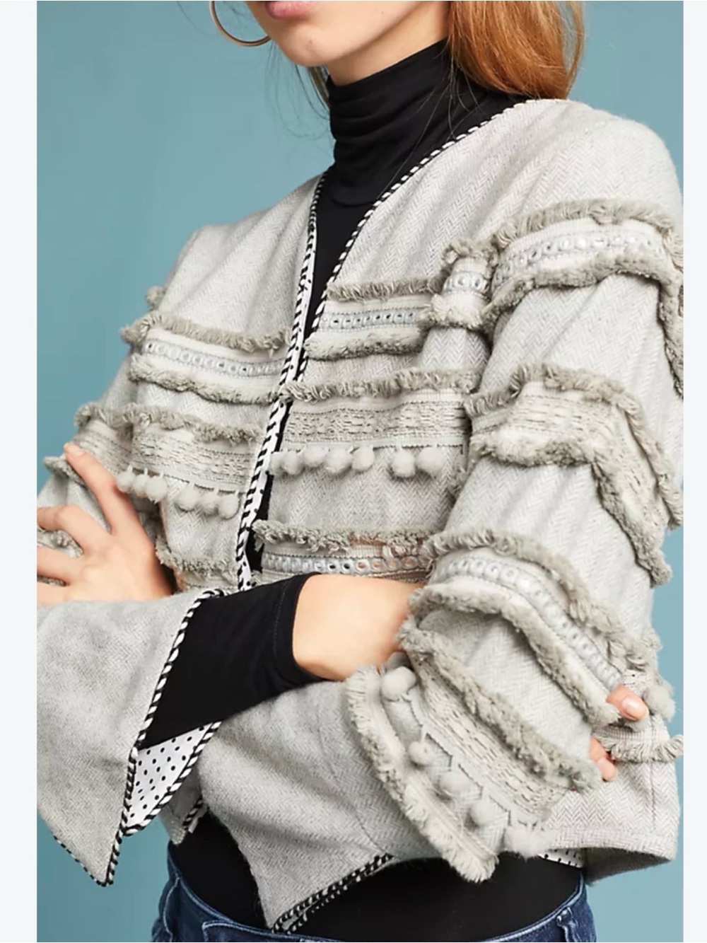 Anthropologie Harlyn Annapolis Pommed Jacket